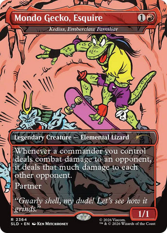 Mondo Gecko, Esquire - Kediss, Emberclaw Familiar [Secret Lair Drop Series] - The Mythic Store | 24h Order Processing