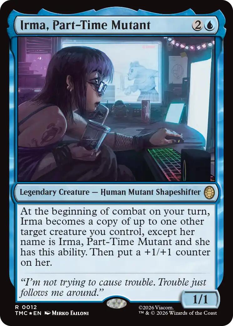 Irma, Part-Time Mutant (Surge Foil) [Teenage Mutant Ninja Turtles Commander] - The Mythic Store | 24h Order Processing