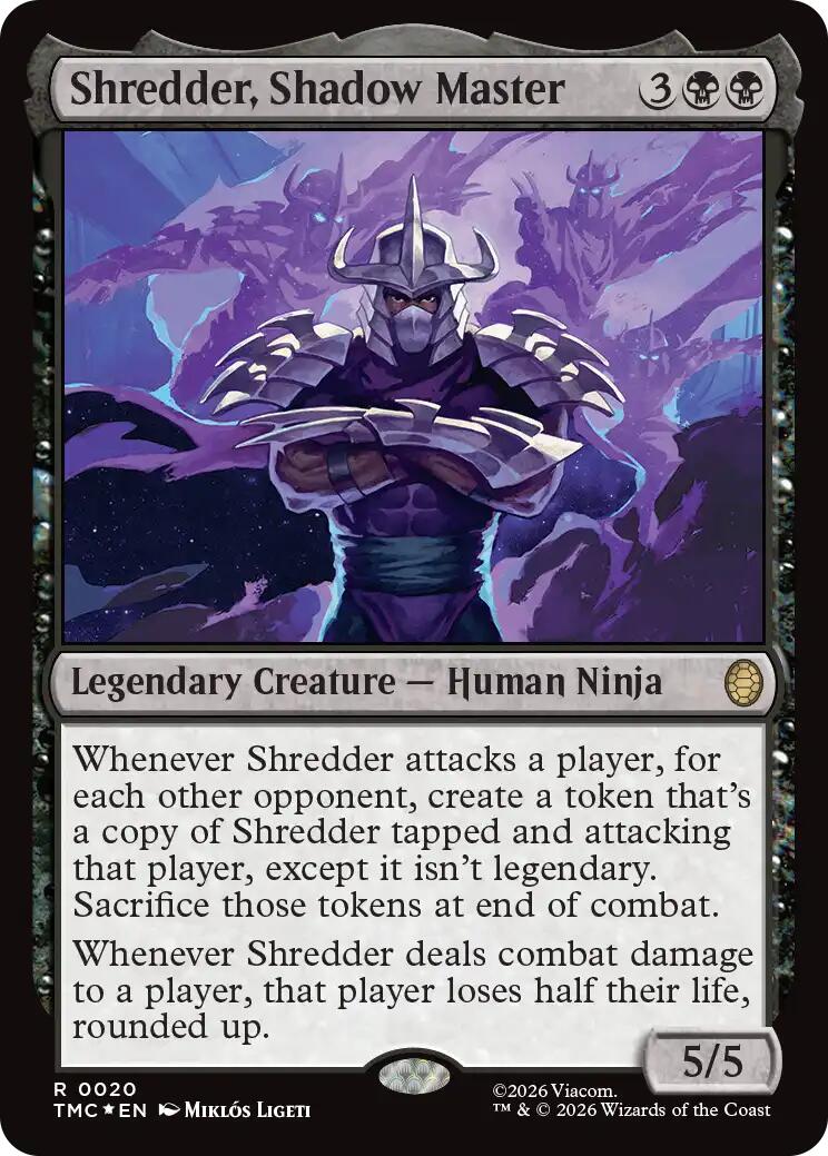 Shredder, Shadow Master (Surge Foil) [Teenage Mutant Ninja Turtles Commander] - The Mythic Store | 24h Order Processing