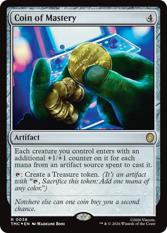 Coin of Mastery (Surge Foil) [Teenage Mutant Ninja Turtles Commander] - The Mythic Store | 24h Order Processing