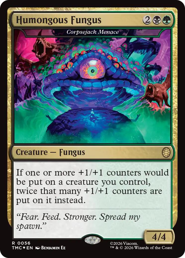Humongous Fungus - Corpsejack Menace (Surge Foil) [Teenage Mutant Ninja Turtles Commander] - The Mythic Store | 24h Order Processing