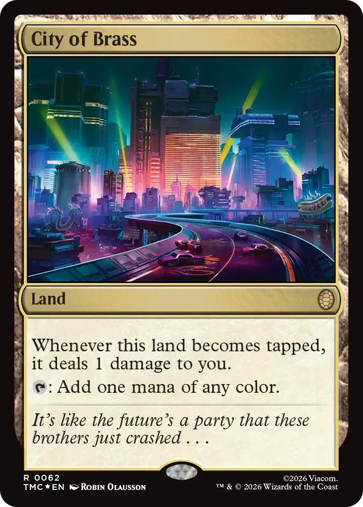 City of Brass (Surge Foil) [Teenage Mutant Ninja Turtles Commander] - The Mythic Store | 24h Order Processing