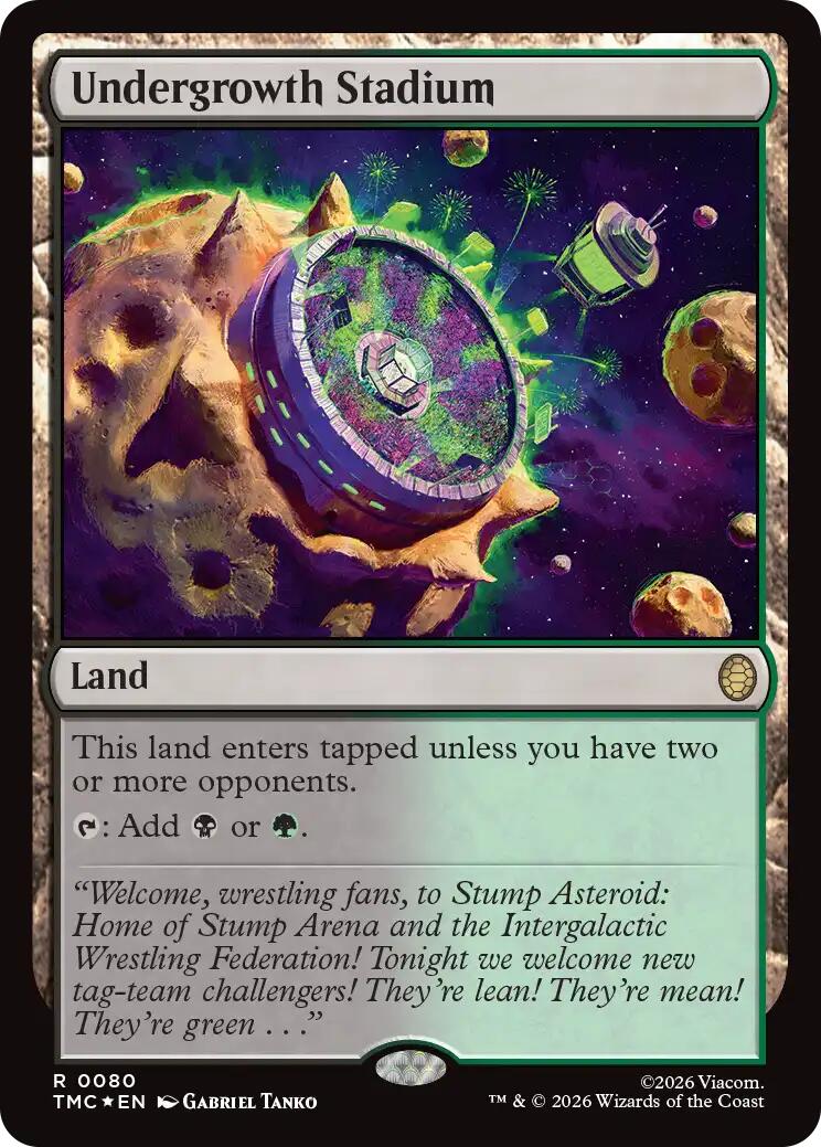 Undergrowth Stadium (Surge Foil) [Teenage Mutant Ninja Turtles Commander] - The Mythic Store | 24h Order Processing