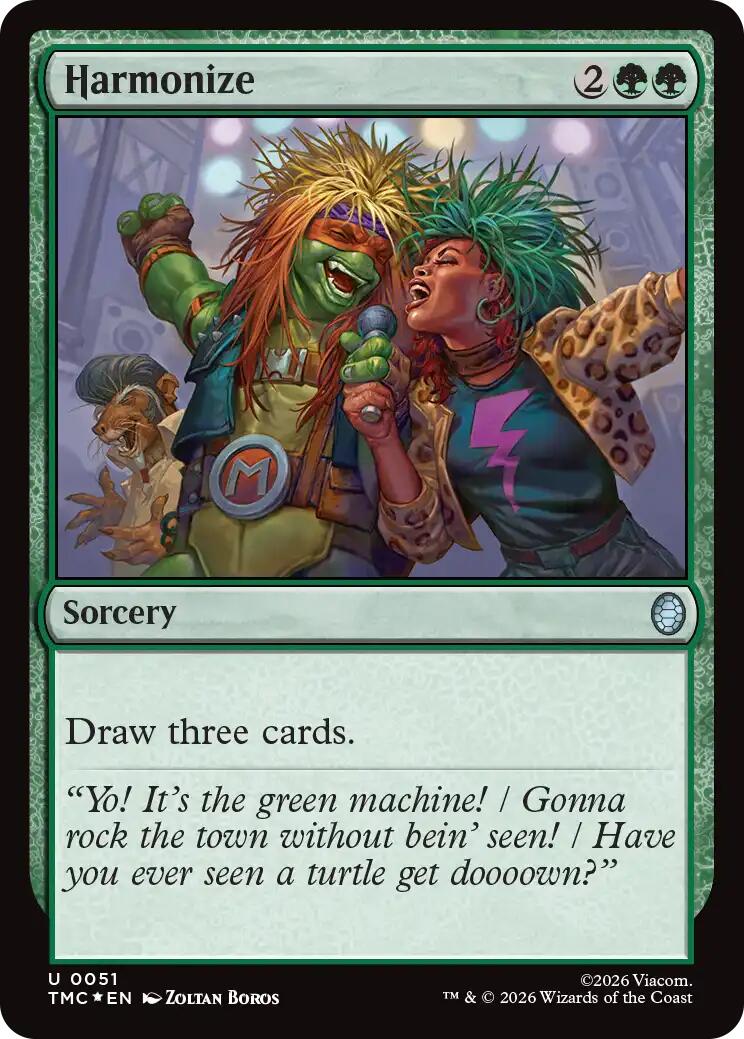 Harmonize (Surge Foil) [Teenage Mutant Ninja Turtles Commander] - The Mythic Store | 24h Order Processing