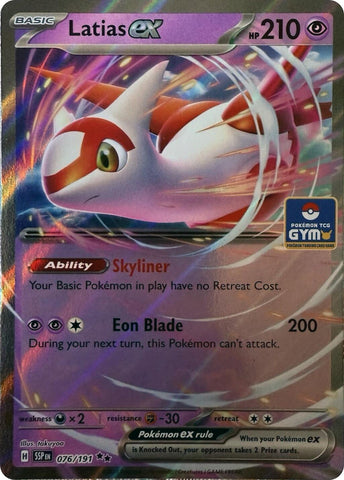Latias ex (076/191) (Southeast Asia Exclusive) [League & Championship Cards] - The Mythic Store | 24h Order Processing