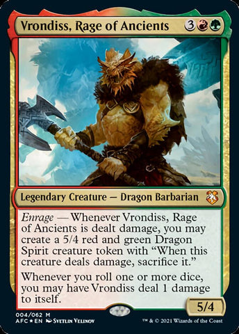 Vrondiss, Rage of Ancients [Dungeons & Dragons: Adventures in the Forgotten Realms Commander] - The Mythic Store | 24h Order Processing
