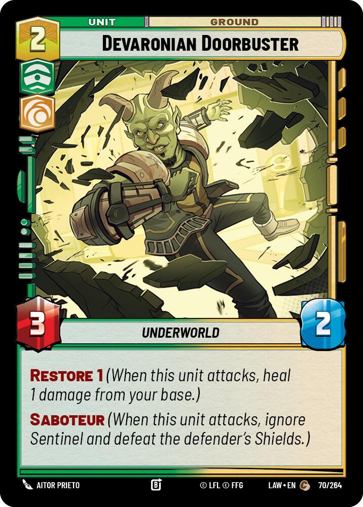 Devaronian Doorbuster (70/264) (70/264) [A Lawless Time] - The Mythic Store | 24h Order Processing