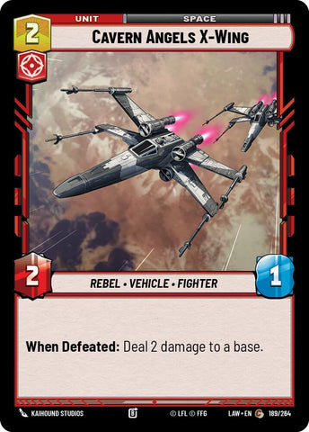 Cavern Angels X-Wing (189/264) (189/264) [A Lawless Time] - The Mythic Store | 24h Order Processing