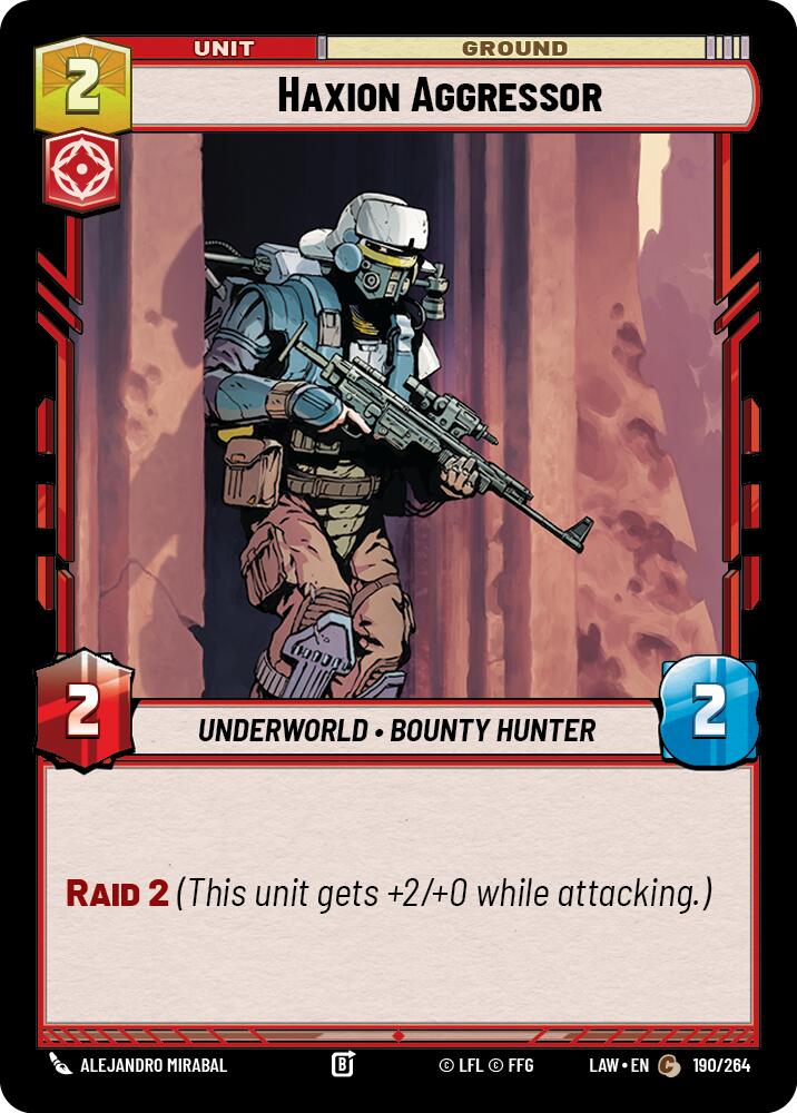 Haxion Aggressor (190/264) (190/264) [A Lawless Time] - The Mythic Store | 24h Order Processing