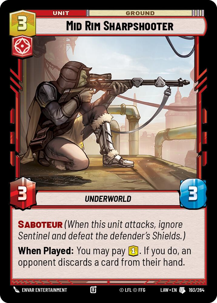 Mid Rim Sharpshooter (193/264) (193/264) [A Lawless Time] - The Mythic Store | 24h Order Processing
