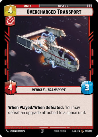 Overcharged Transport (195/264) (195/264) [A Lawless Time] - The Mythic Store | 24h Order Processing