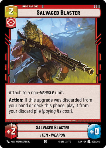 Salvaged Blaster (200/264) (200/264) [A Lawless Time] - The Mythic Store | 24h Order Processing