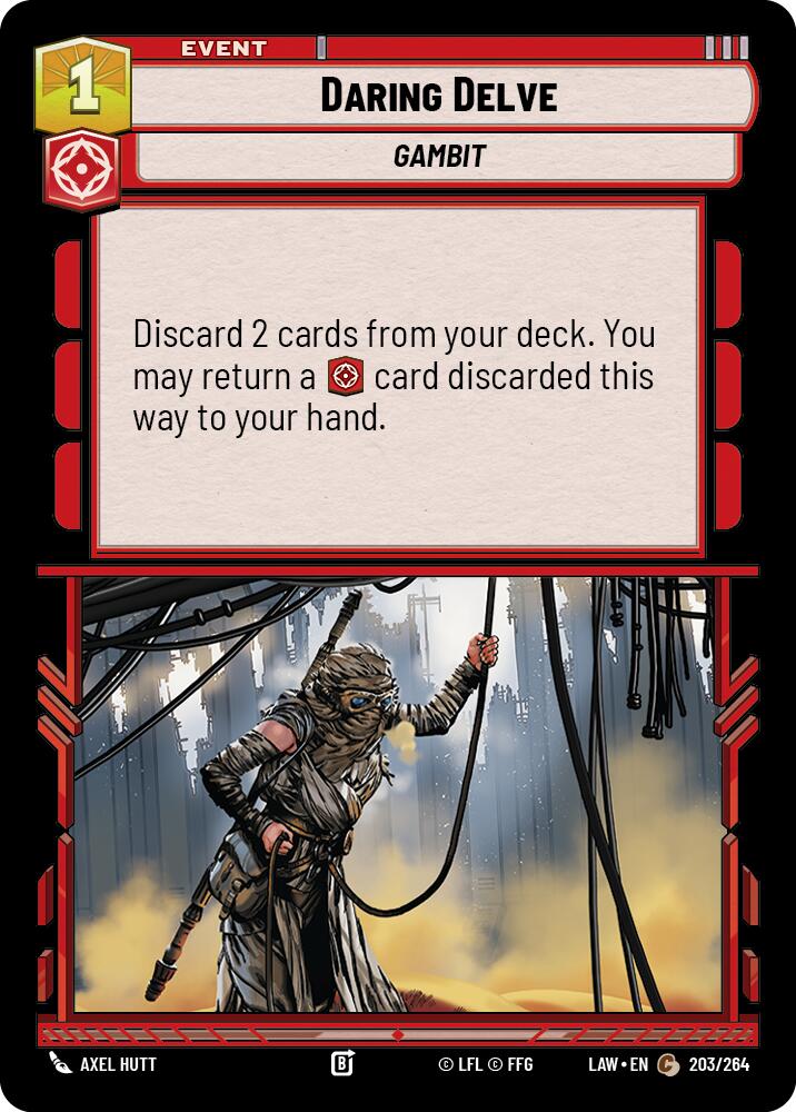 Daring Delve (203/264) (203/264) [A Lawless Time] - The Mythic Store | 24h Order Processing