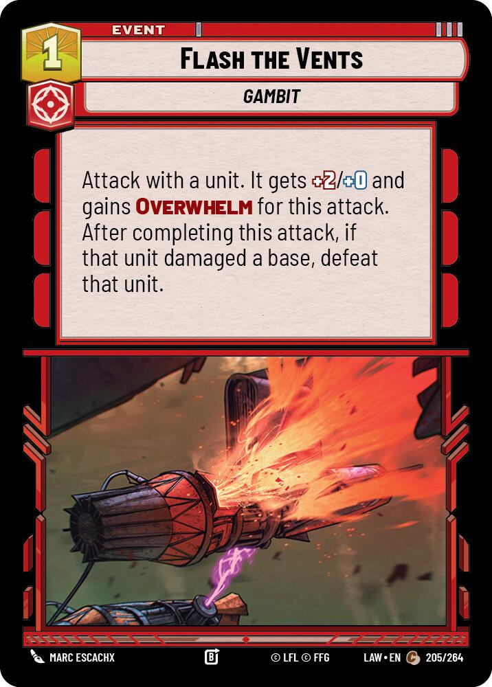 Flash the Vents (205/264) (205/264) [A Lawless Time] - The Mythic Store | 24h Order Processing