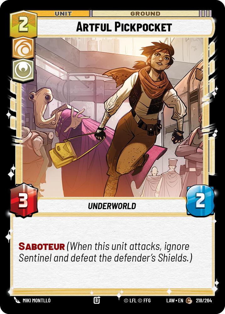 Artful Pickpocket (218/264) (218/264) [A Lawless Time] - The Mythic Store | 24h Order Processing