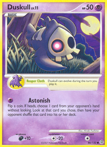Duskull (86/132) [Diamond & Pearl: Secret Wonders] - The Mythic Store | 24h Order Processing