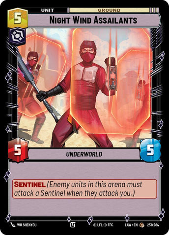 Night Wind Assailants (251/264) (251/264) [A Lawless Time]