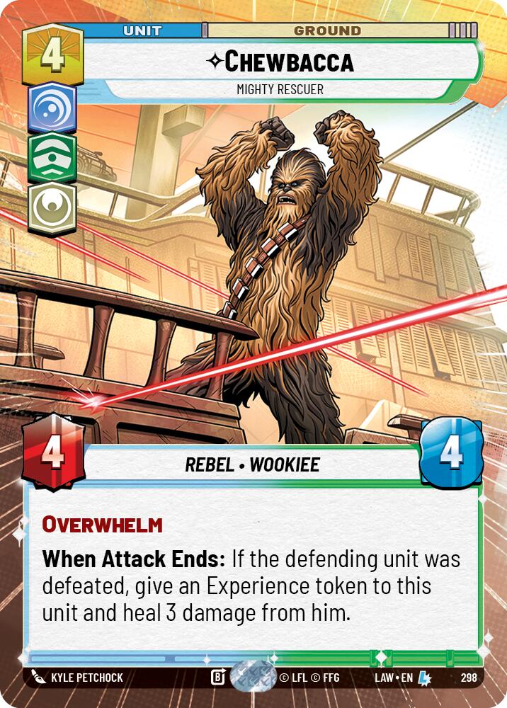 Chewbacca - Mighty Rescuer (298) (Hyperspace) (298) [A Lawless Time] - The Mythic Store | 24h Order Processing