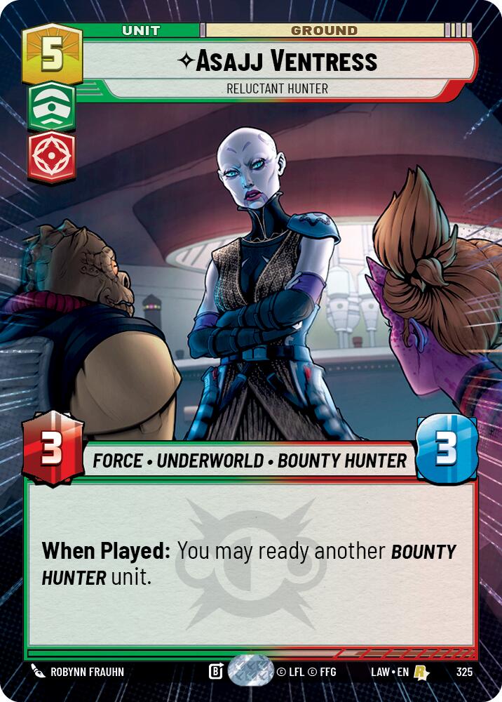 Asajj Ventress - Reluctant Hunter (325) (Hyperspace) (325) [A Lawless Time] - The Mythic Store | 24h Order Processing