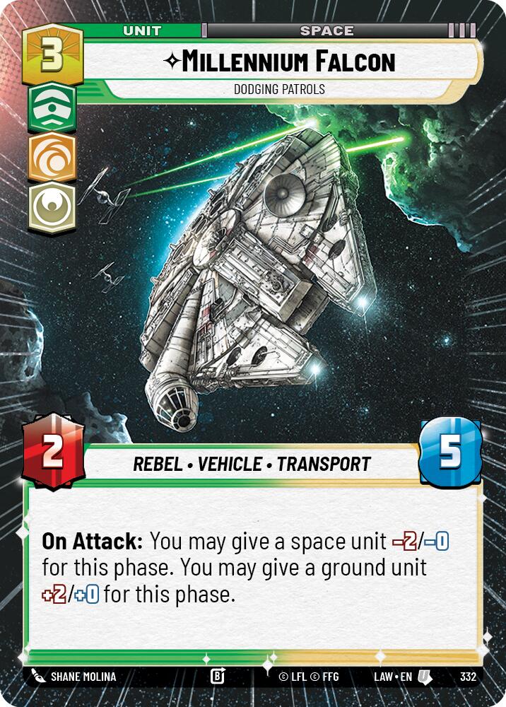 Millennium Falcon - Dodging Patrols (332) (Hyperspace) (332) [A Lawless Time] - The Mythic Store | 24h Order Processing