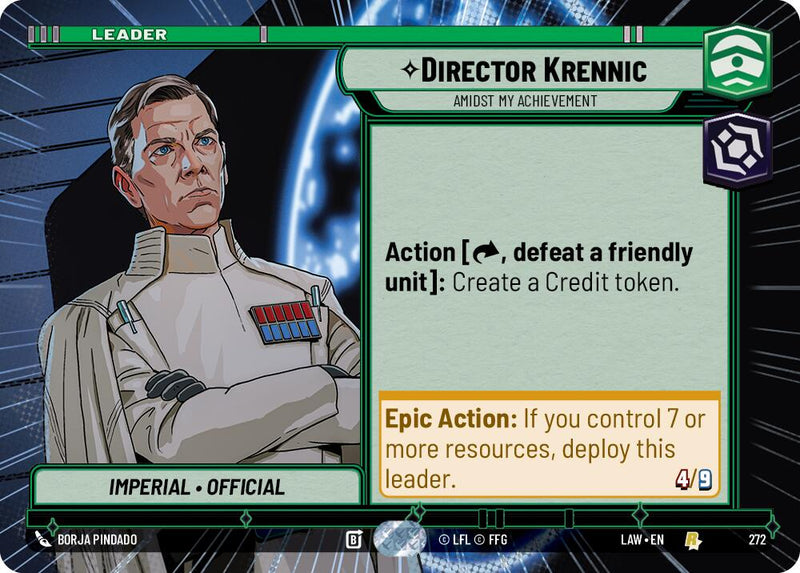 Director Krennic - Amidst My Achievement (Hyperspace) (272) (272) [A Lawless Time] - The Mythic Store | 24h Order Processing