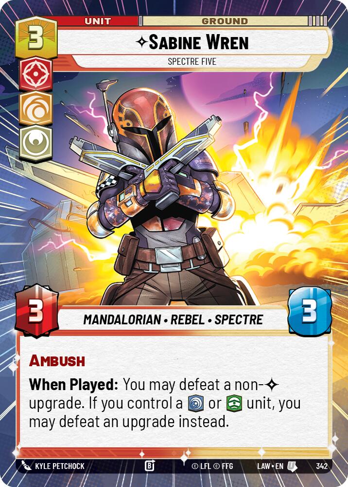 Sabine Wren - Spectre Five (342) (Hyperspace) (342) [A Lawless Time] - The Mythic Store | 24h Order Processing