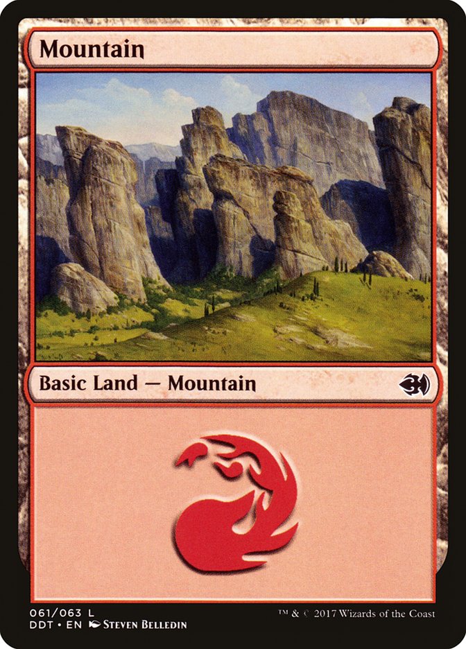 Mountain (61) [Duel Decks: Merfolk vs. Goblins] - The Mythic Store | 24h Order Processing