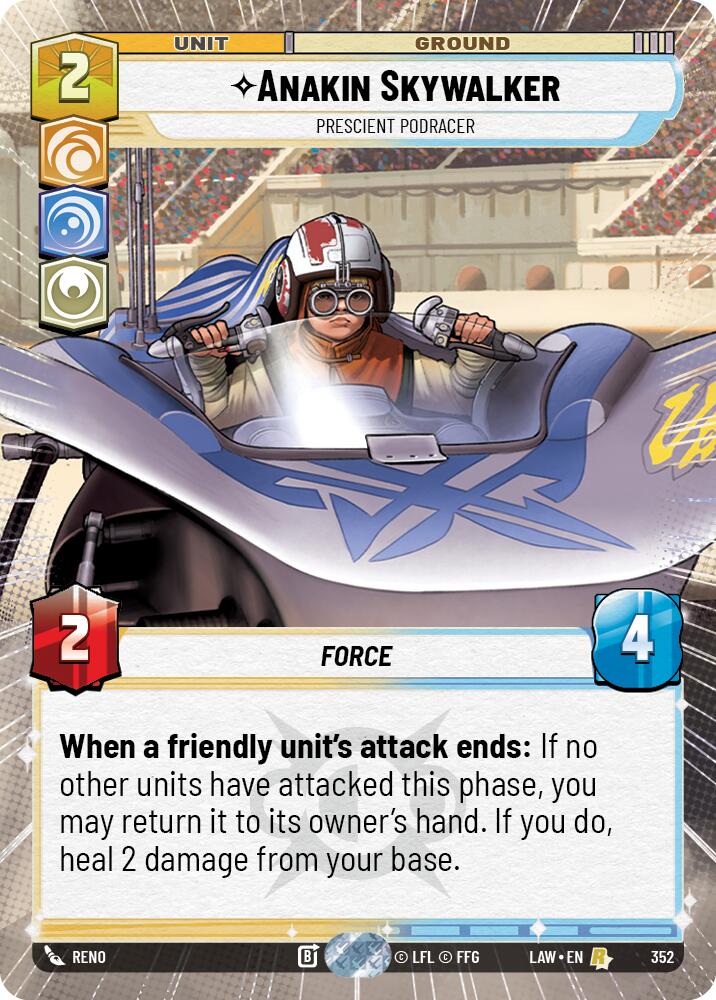 Anakin Skywalker - Prescient Podracer (352) (Hyperspace) (352) [A Lawless Time] - The Mythic Store | 24h Order Processing
