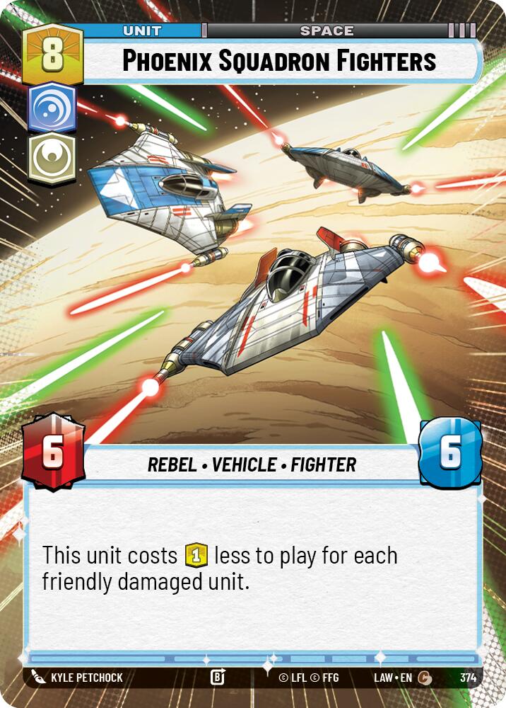 Phoenix Squadron Fighters (374) (Hyperspace) (374) [A Lawless Time] - The Mythic Store | 24h Order Processing
