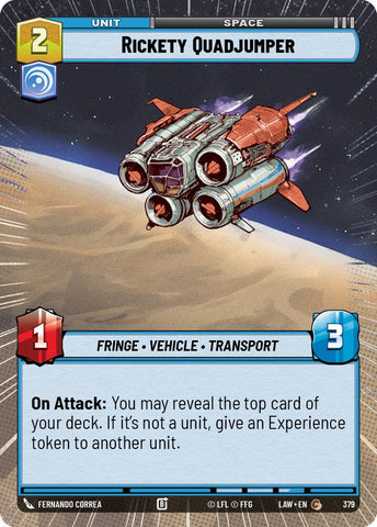 Rickety Quadjumper (379) (Hyperspace) (379) [A Lawless Time] - The Mythic Store | 24h Order Processing