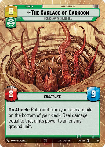 The Sarlacc of Carkoon - Horror of the Dune Sea (427) (Hyperspace) (427) [A Lawless Time] - The Mythic Store | 24h Order Processing