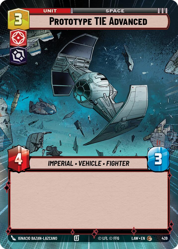 Prototype TIE Advanced (439) (Hyperspace) (439) [A Lawless Time] - The Mythic Store | 24h Order Processing