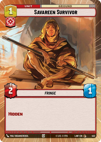 Savareen Survivor (452) (Hyperspace) (452) [A Lawless Time] - The Mythic Store | 24h Order Processing