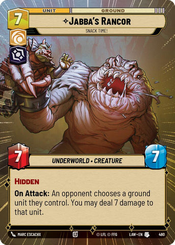 Jabba's Rancor - Snack Time! (480) (Hyperspace) (480) [A Lawless Time] - The Mythic Store | 24h Order Processing