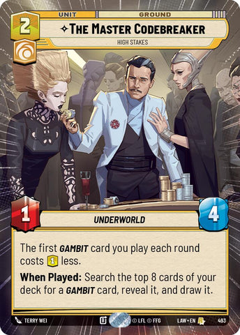 The Master Codebreaker - High Stakes (493) (Hyperspace) (493) [A Lawless Time] - The Mythic Store | 24h Order Processing