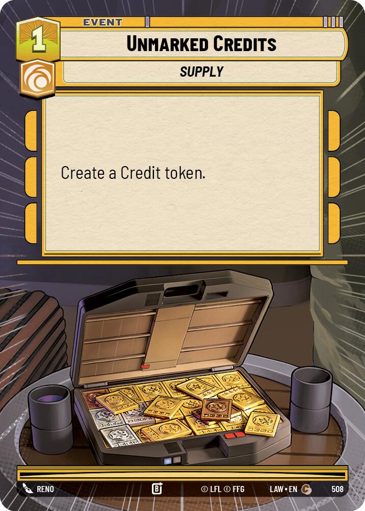 Unmarked Credits (508) (Hyperspace) (508) [A Lawless Time] - The Mythic Store | 24h Order Processing