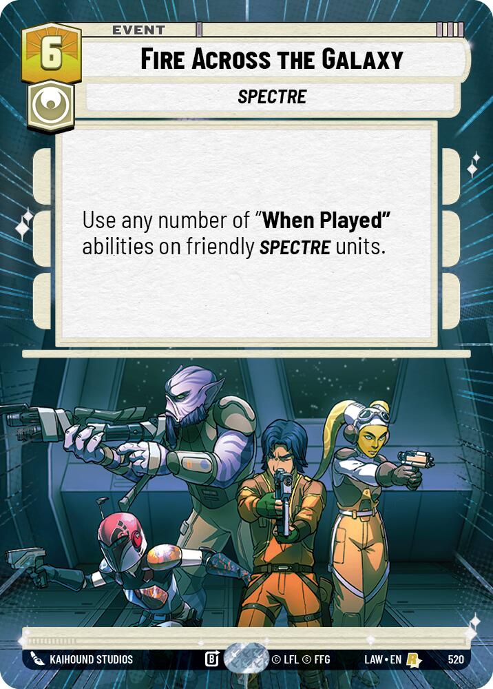 Fire Across the Galaxy (520) (Hyperspace) (520) [A Lawless Time] - The Mythic Store | 24h Order Processing