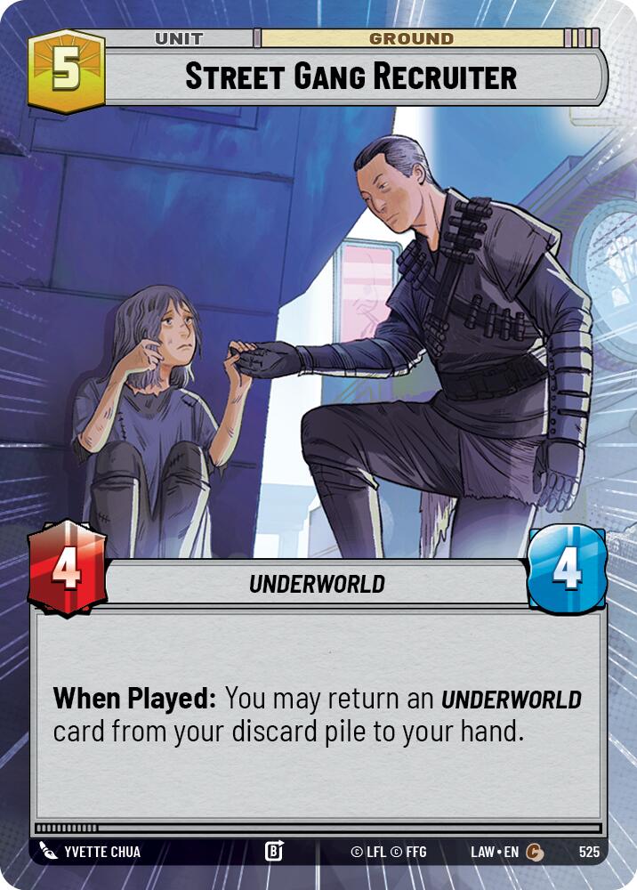 Street Gang Recruiter (525) (Hyperspace) (525) [A Lawless Time] - The Mythic Store | 24h Order Processing