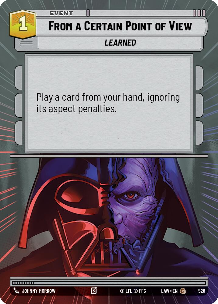 From a Certain Point of View (528) (Hyperspace) (528) [A Lawless Time] - The Mythic Store | 24h Order Processing