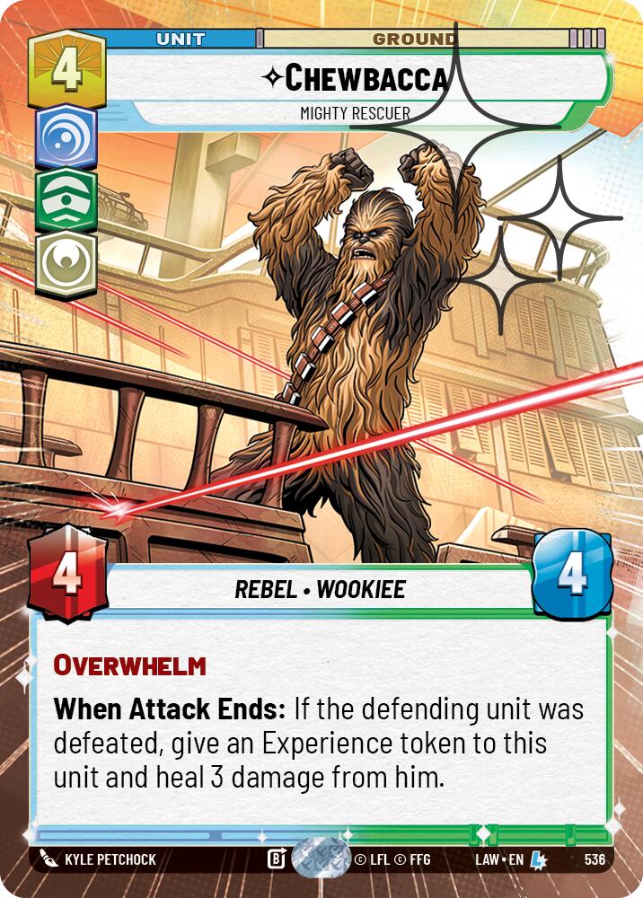 Chewbacca - Mighty Rescuer (536) (Hyperspace Foil) (536) [A Lawless Time] - The Mythic Store | 24h Order Processing