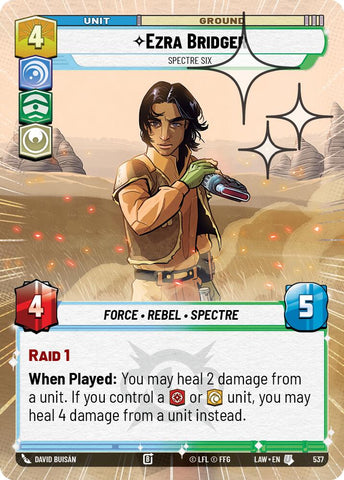 Ezra Bridger - Spectre Six (537) (Hyperspace Foil) (537) [A Lawless Time] - The Mythic Store | 24h Order Processing