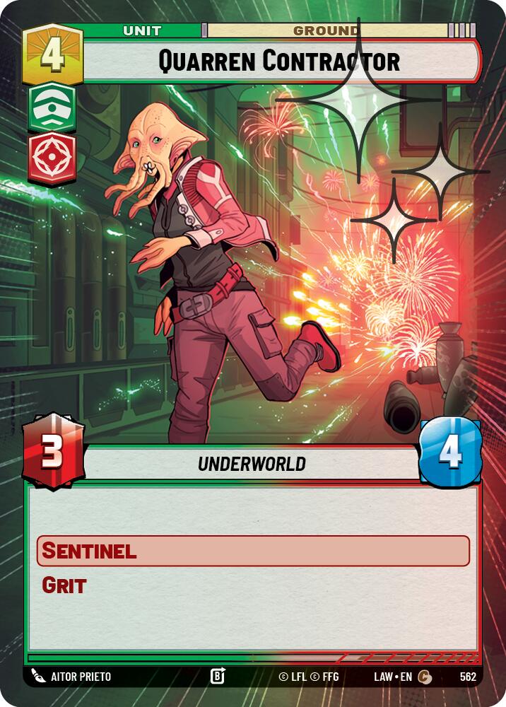 Quarren Contractor (562) (Hyperspace Foil) (562) [A Lawless Time] - The Mythic Store | 24h Order Processing