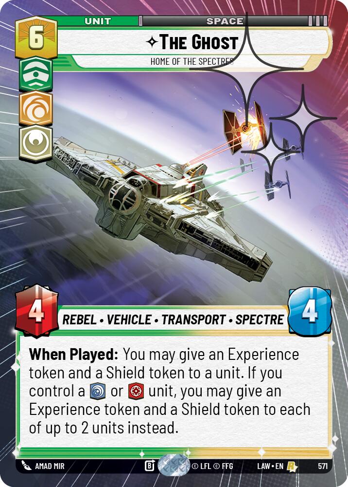The Ghost - Home of the Spectres (571) (Hyperspace Foil) (571) [A Lawless Time] - The Mythic Store | 24h Order Processing