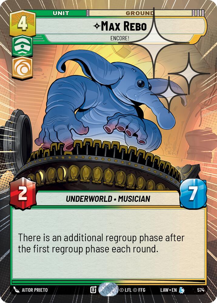 Max Rebo - Encore! (574) (Hyperspace Foil) (574) [A Lawless Time] - The Mythic Store | 24h Order Processing