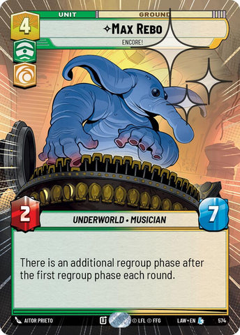 Max Rebo - Encore! (574) (Hyperspace Foil) (574) [A Lawless Time] - The Mythic Store | 24h Order Processing