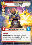 Sabine Wren - Spectre Five (580) (Hyperspace Foil) (580) [A Lawless Time] - The Mythic Store | 24h Order Processing