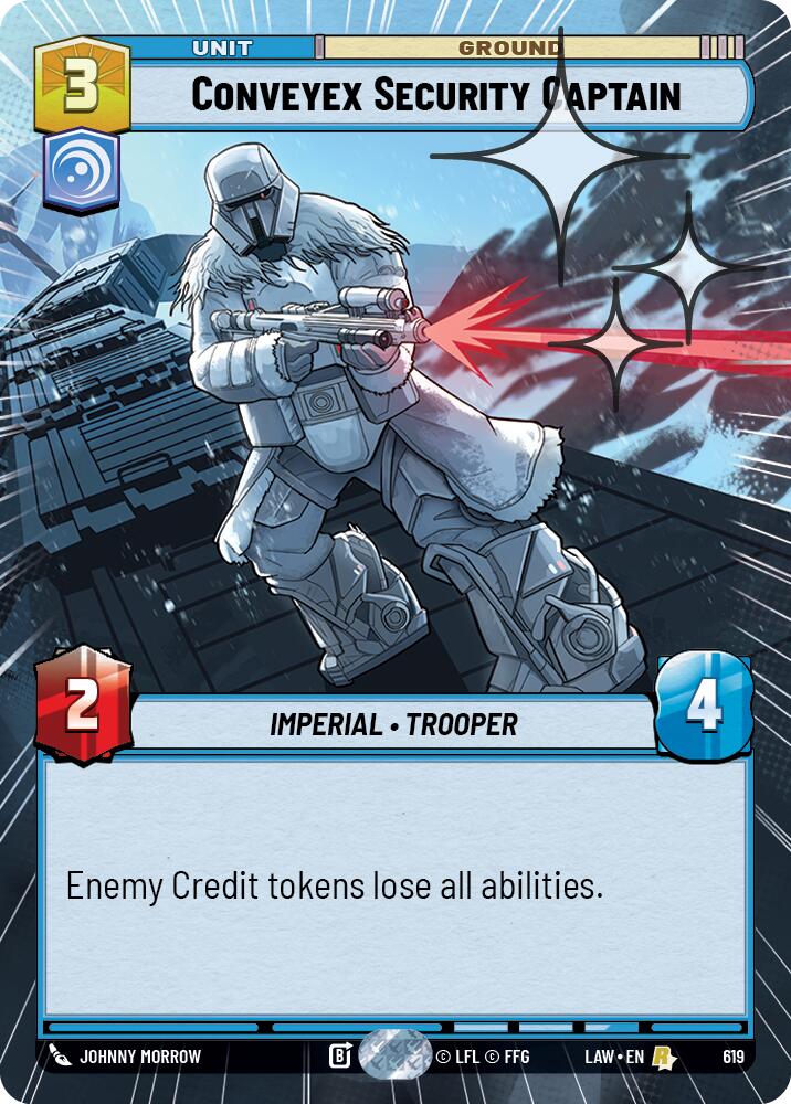 Conveyex Security Captain (619) (Hyperspace Foil) (619) [A Lawless Time] - The Mythic Store | 24h Order Processing