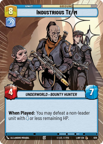 Industrious Team (626) (Hyperspace Foil) (626) [A Lawless Time] - The Mythic Store | 24h Order Processing
