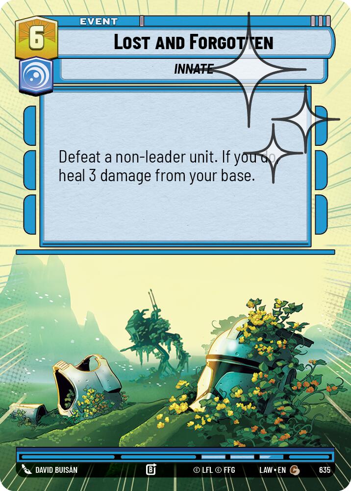 Lost and Forgotten (635) (Hyperspace Foil) (635) [A Lawless Time] - The Mythic Store | 24h Order Processing