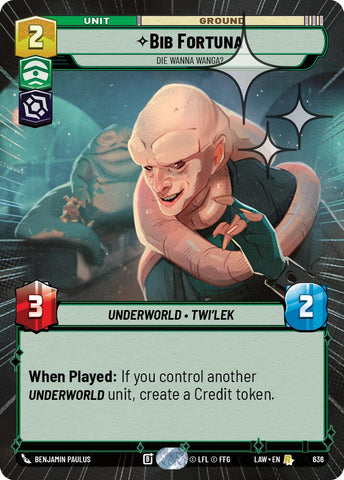 Bib Fortuna - Die Wanna Wanga? (636) (Hyperspace Foil) (636) [A Lawless Time] - The Mythic Store | 24h Order Processing